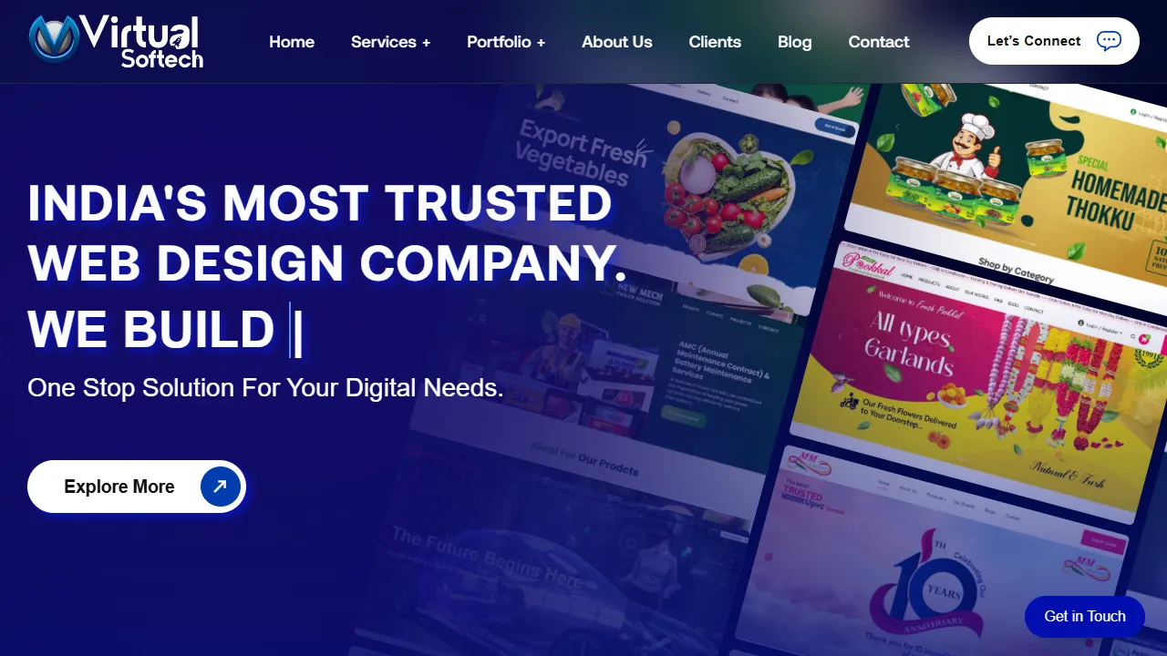 Screenshot of VIRTUAL SOFTECH