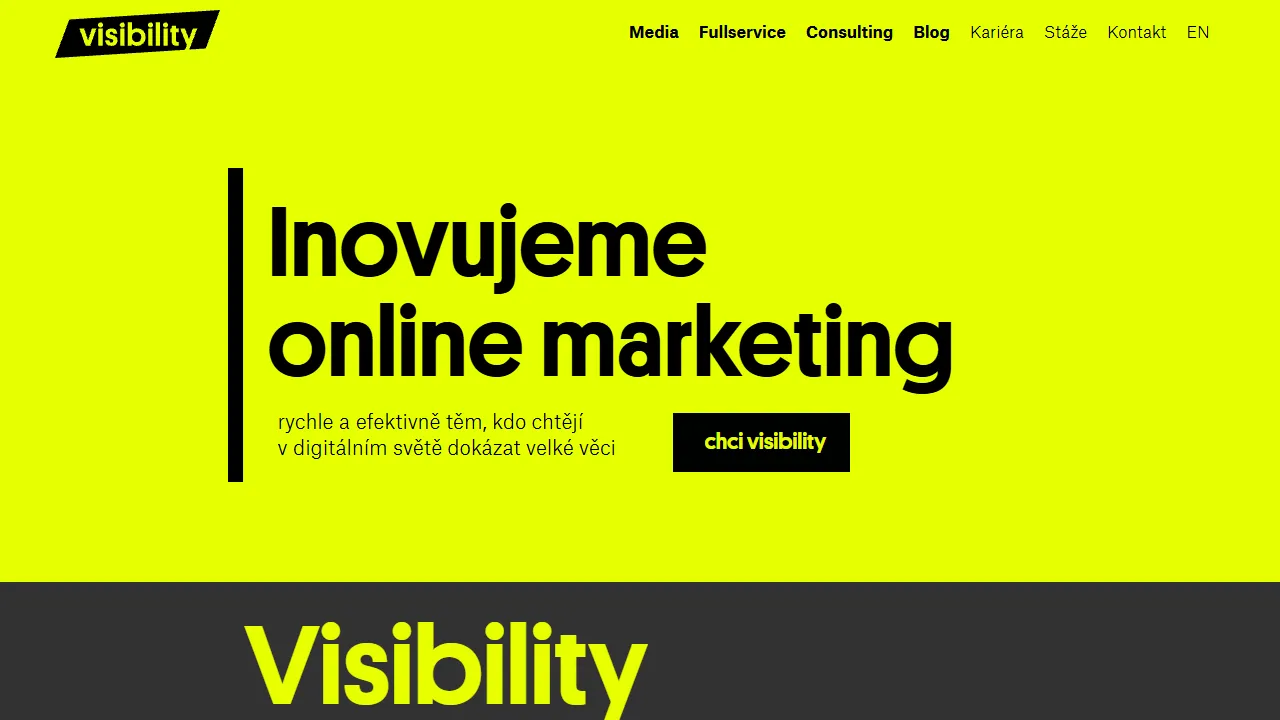 Screenshot of VISIBILITY DIGITAL