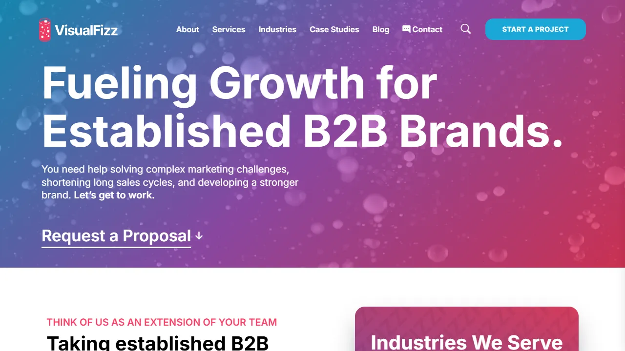 Screenshot of VisualFizz