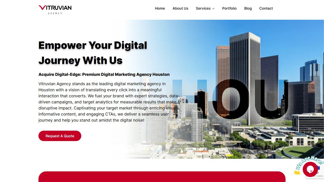 Screenshot of Vitruvian Agency | Digital Marketing & SEO Company Houston
