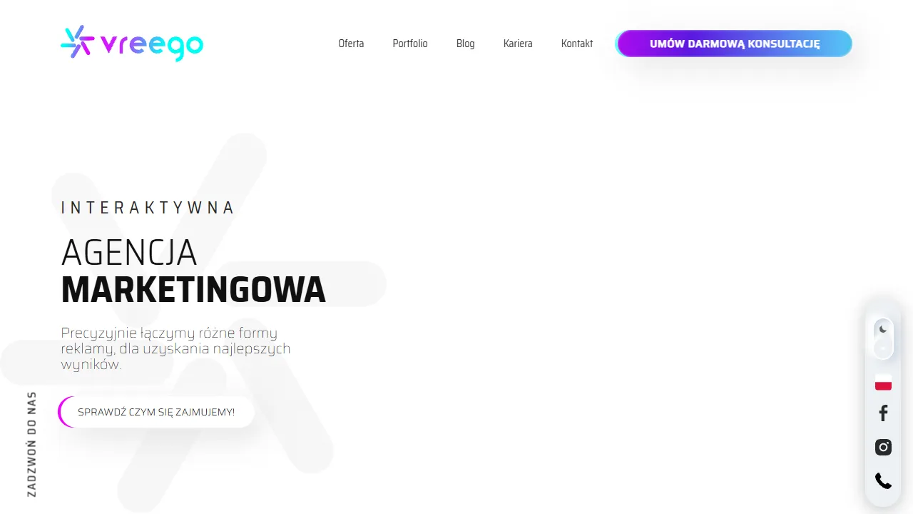 Screenshot of Vreego