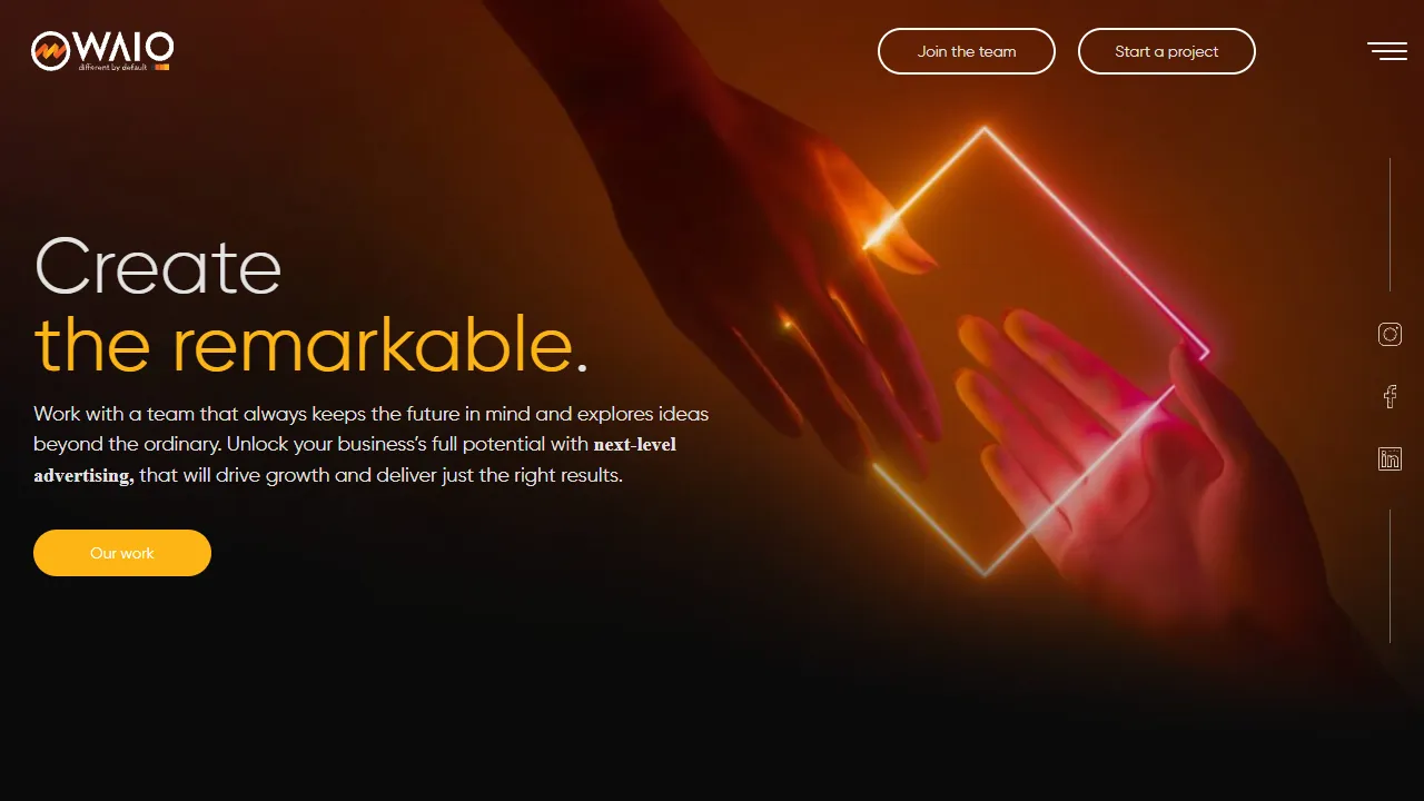 Screenshot of Waio Studio