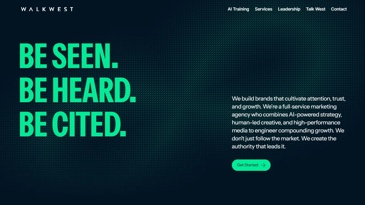 Screenshot of Walk West