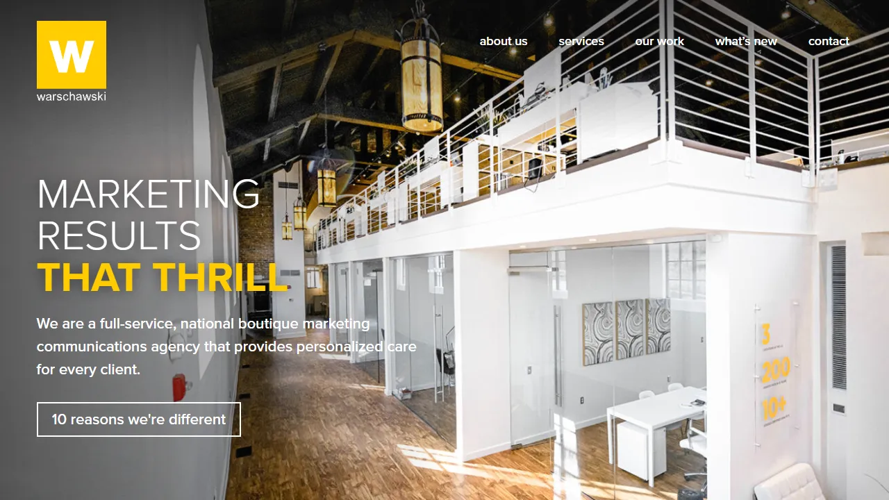 Screenshot of Warschawski