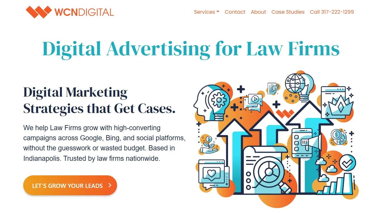 Screenshot of WCN Digital