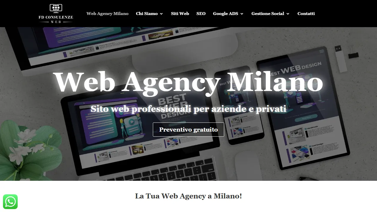 Screenshot of Web Agency FD CONSULENZE WEB