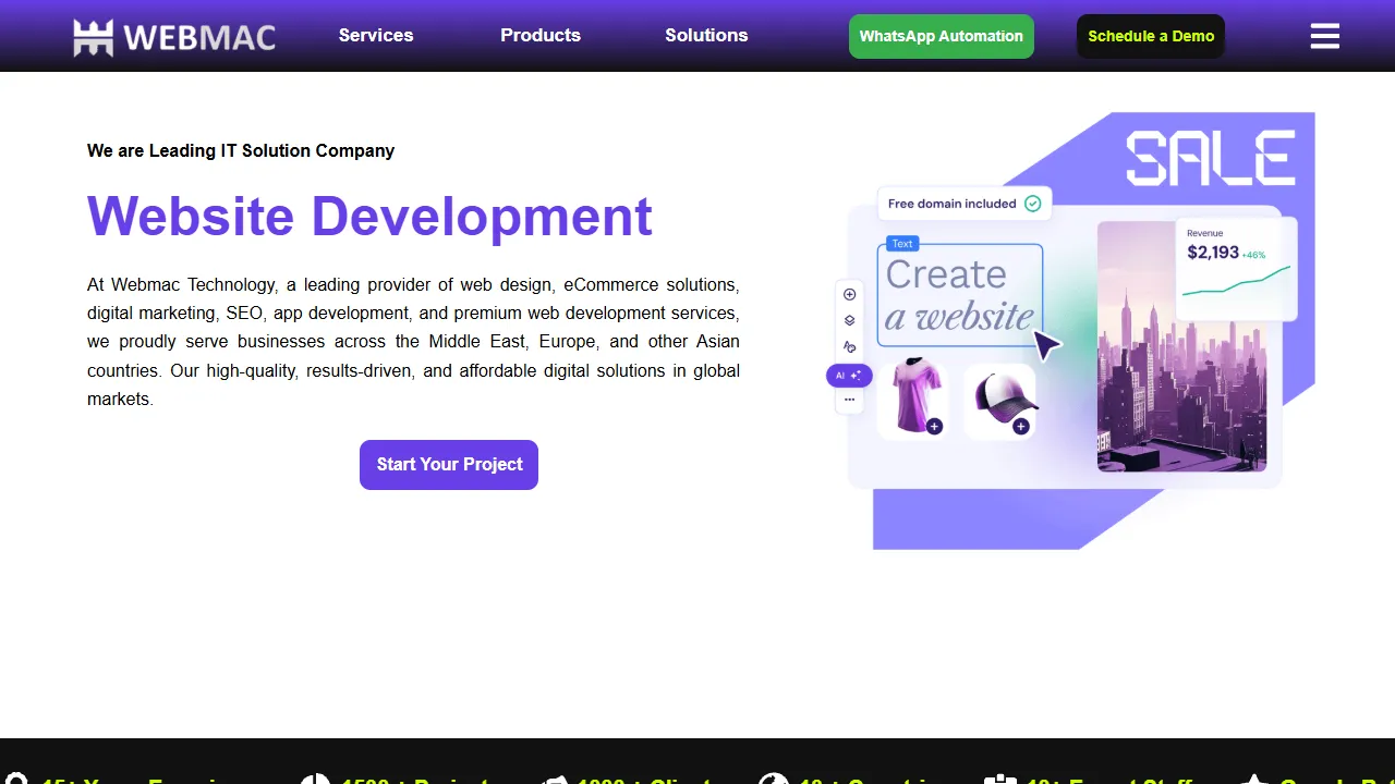 Screenshot of WEBMAC