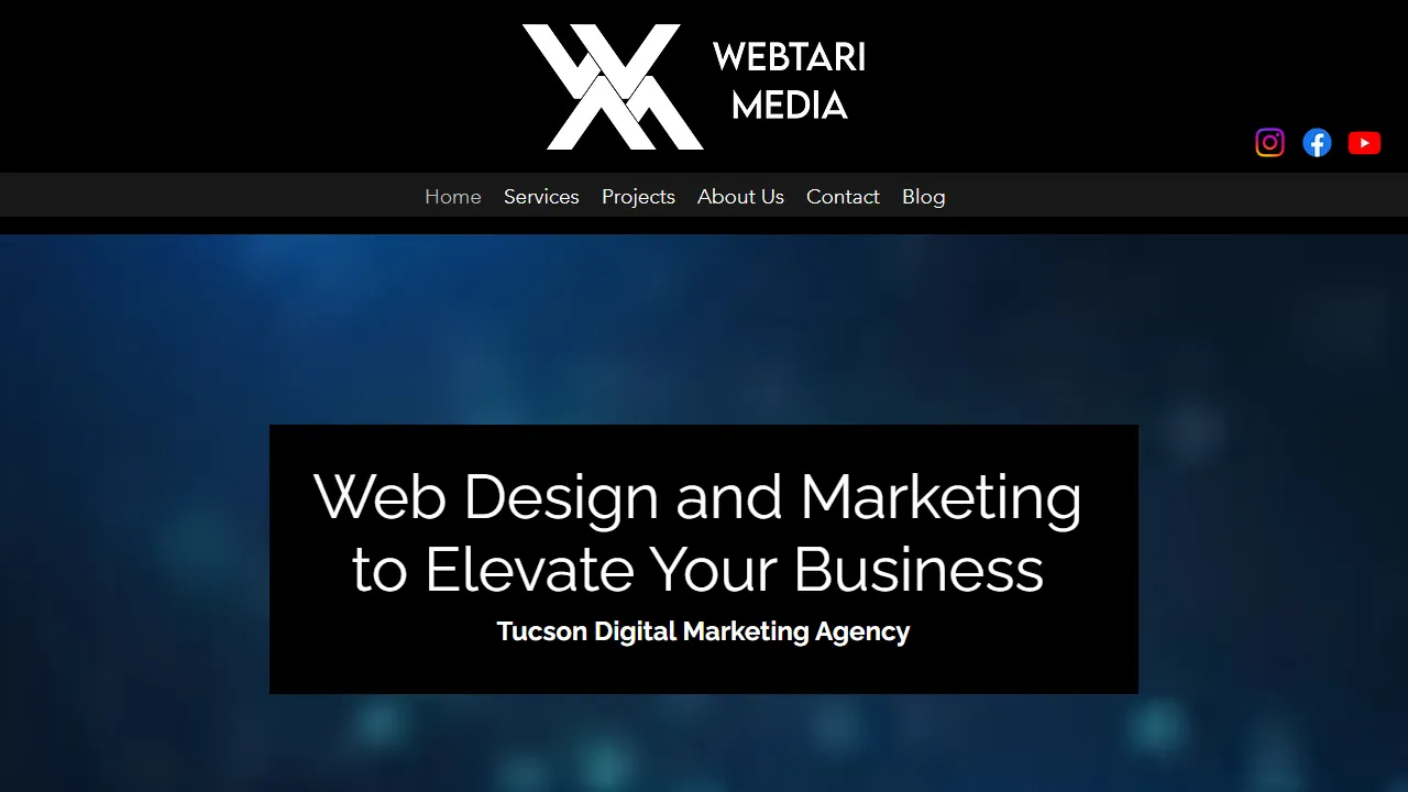 Screenshot of Webtari Media