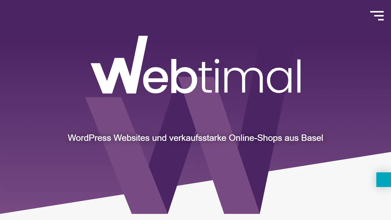 Screenshot of Webtimal GmbH