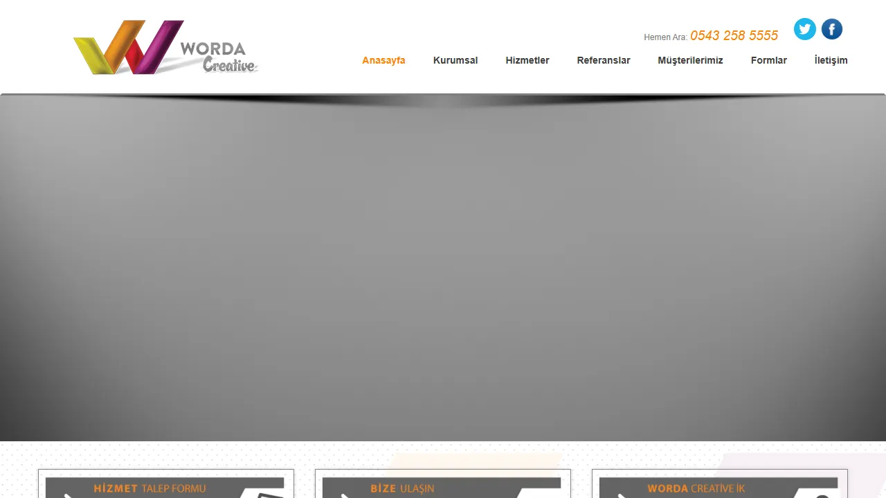 Screenshot of Worda Creative