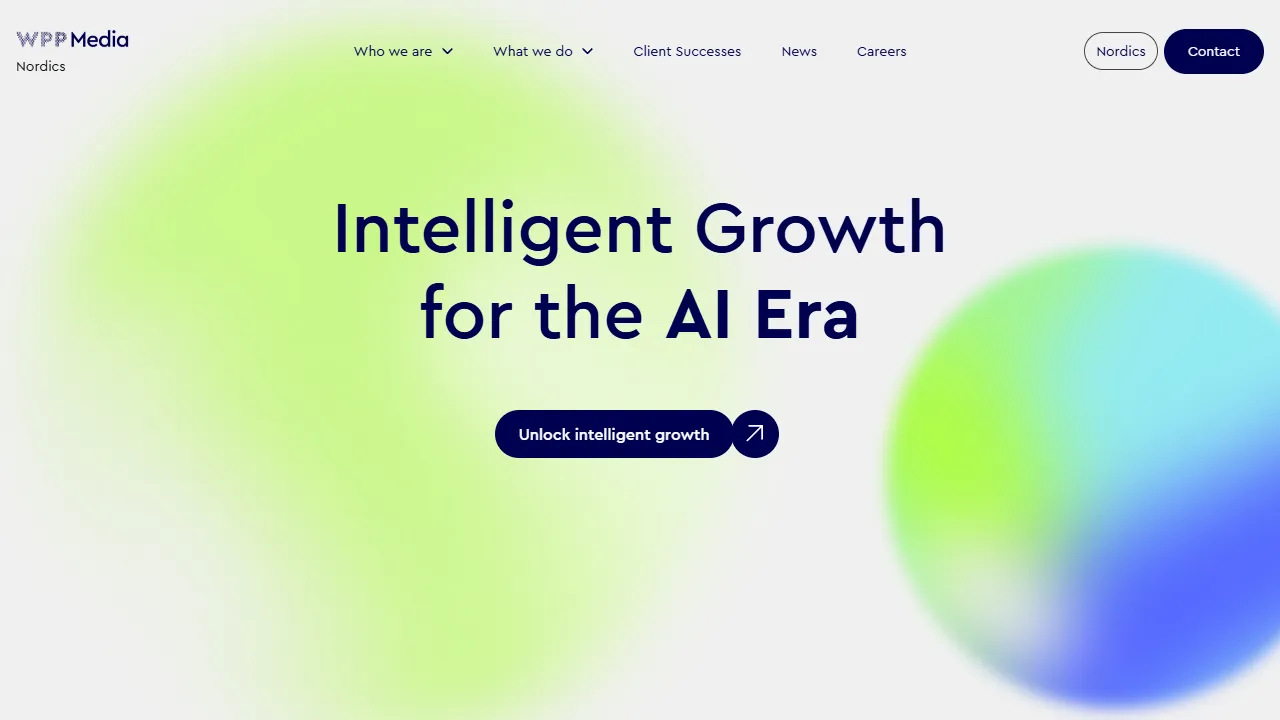 Screenshot of WPP Media Denmark A/S