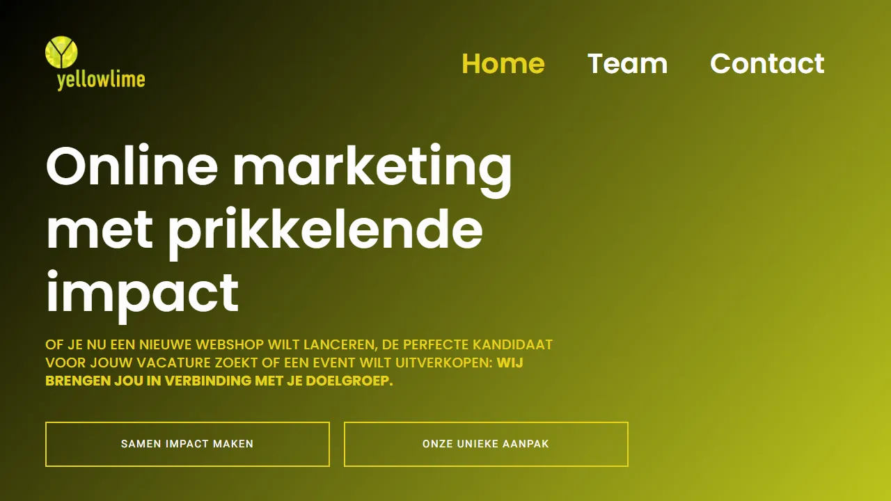 Screenshot of Yellowlime