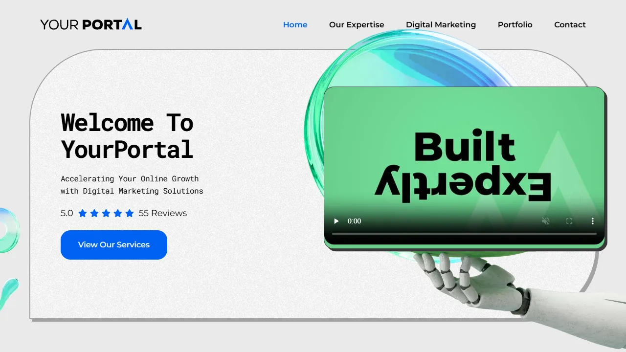 Screenshot of YourPortal